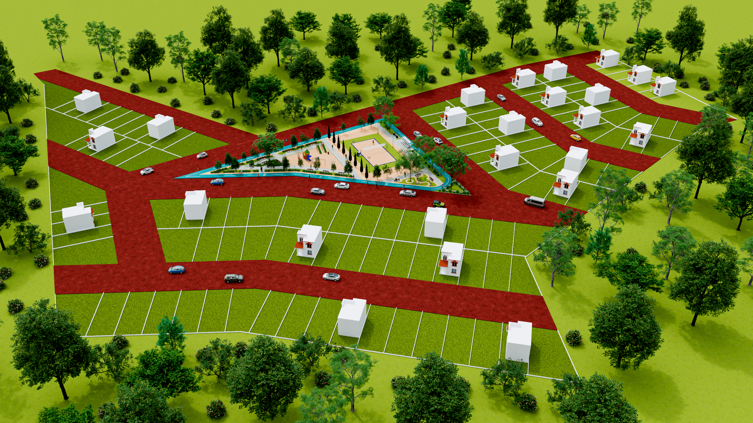 Render LOS ARROYOS FRACCIONAMIENTO